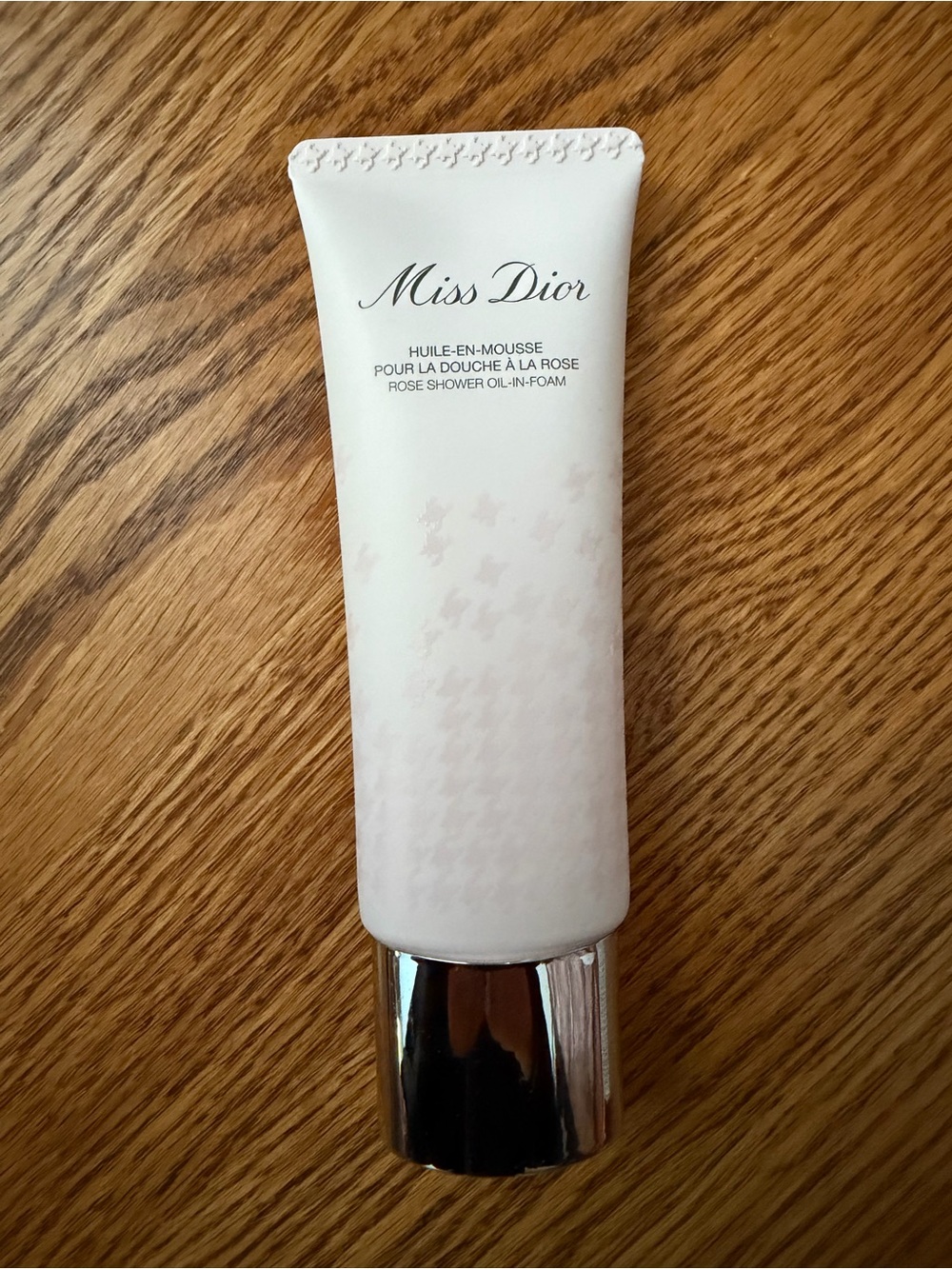 Dior Miss Dior Rose Shower Oil-in-Foam — White & Silver Packaging